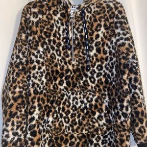 Oversized PINK Plush Hoodie